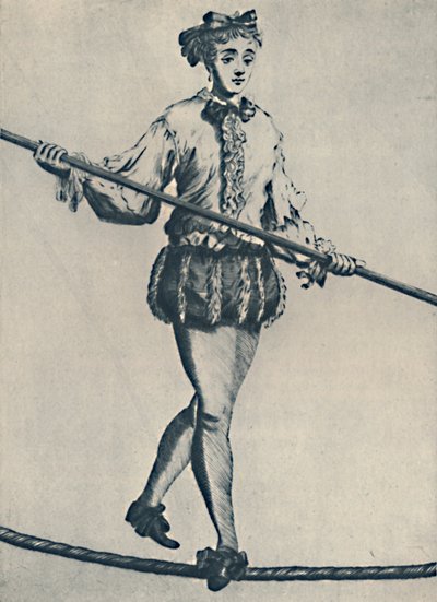 Un famoso funambolo del XVII secolo, 1942 da Unbekannt