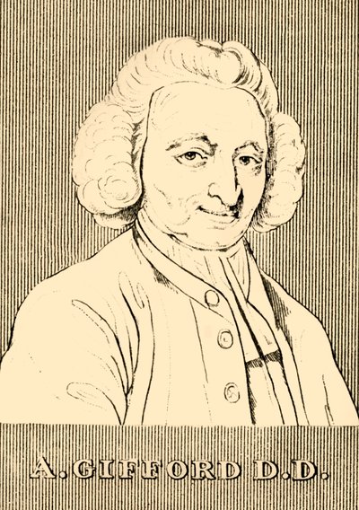 A. Gifford D.D., 1700-1784, 1830 da Unbekannt
