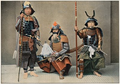 Un Gruppo di Samurai, c1890 da Unbekannt
