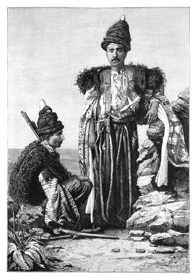Un gentiluomo curdo, 1895 da Unbekannt