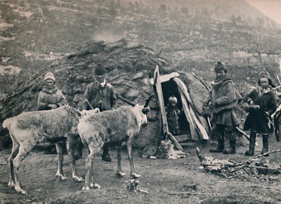 Una famiglia lappone, 1914 da Unbekannt