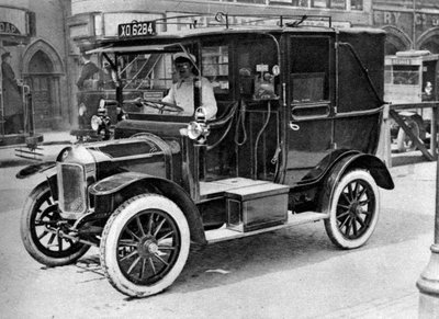 Un taxi di Londra, 1926-1927 da Unbekannt