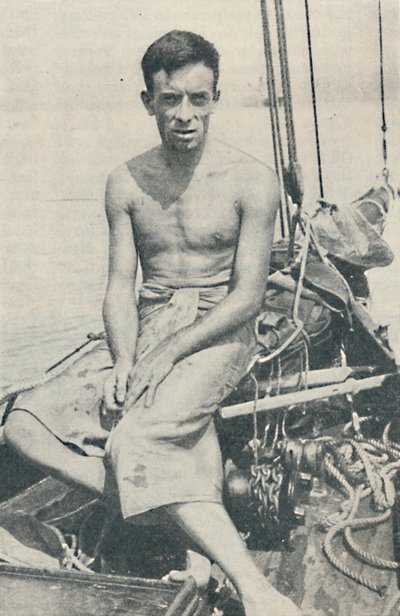 Un Ulisse moderno. Gerbault fotografato a Suva, nelle Isole Figi da Unbekannt