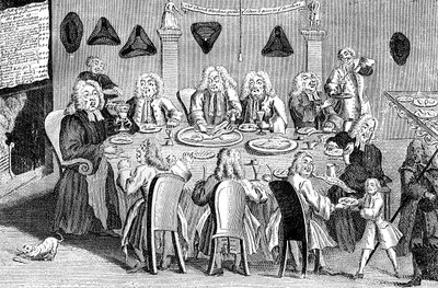 Una festa parrocchiale, 1741 da Unbekannt