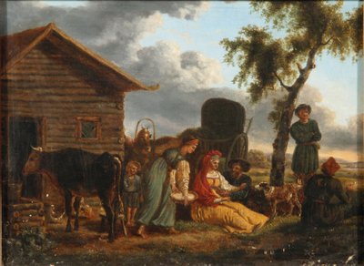 Scena di contadini da Unbekannt