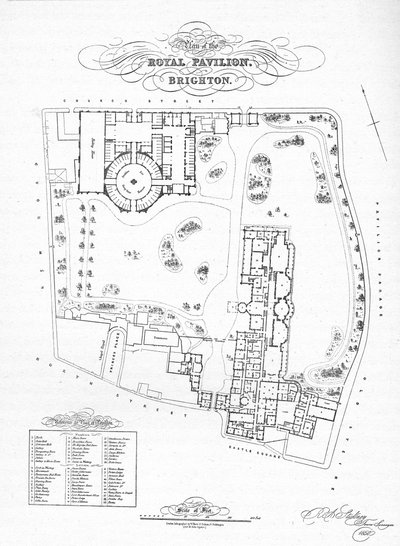 Piano della Tenuta del Padiglione come era quando acquistata dalle Autorità Comunali, 1850, 1939 da Unbekannt