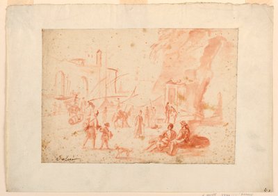 Scena di porto da Unbekannt