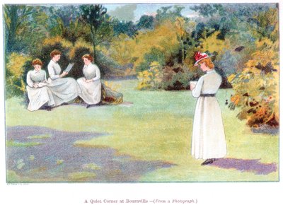 Un angolo tranquillo a Bournville, 1892 da Unbekannt