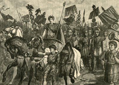 Un Trionfo Romano, 1890 da Unbekannt