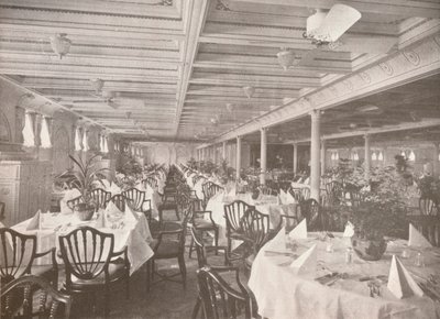 Una sala da pranzo della Royal Mail, 1914 da Unbekannt