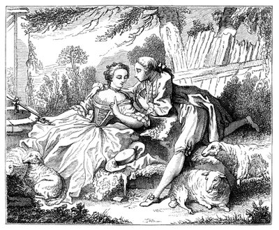 Una pastorella, 1885 da Unbekannt