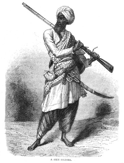 Un soldato Sikh da Unbekannt