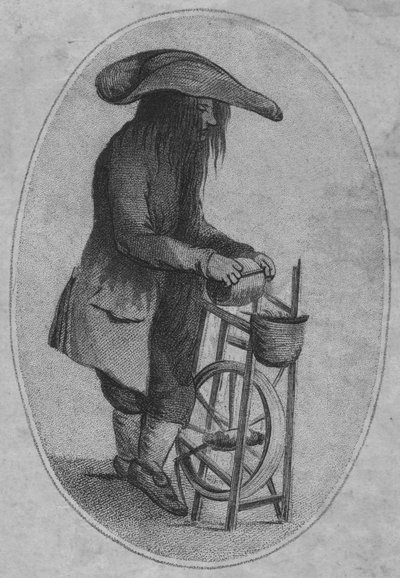 Schizzo di un affilatore di coltelli, 1753 da Unbekannt