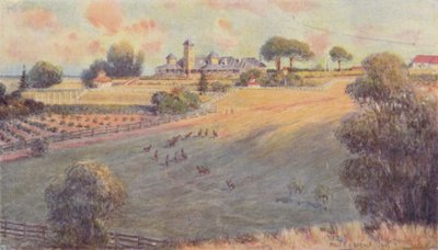 Una fattoria di stazione da Unbekannt