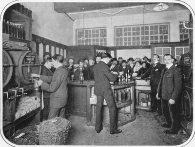 Un bar di vini a Strand, Londra c1903 1903 da Unbekannt
