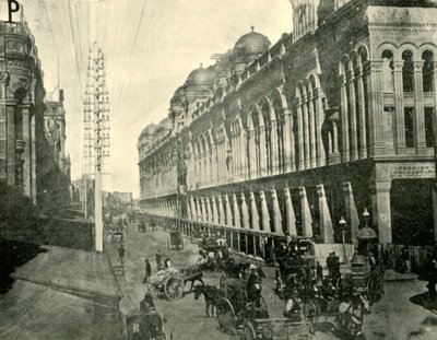Veduta di una strada di Sydney, 1901 da Unbekannt