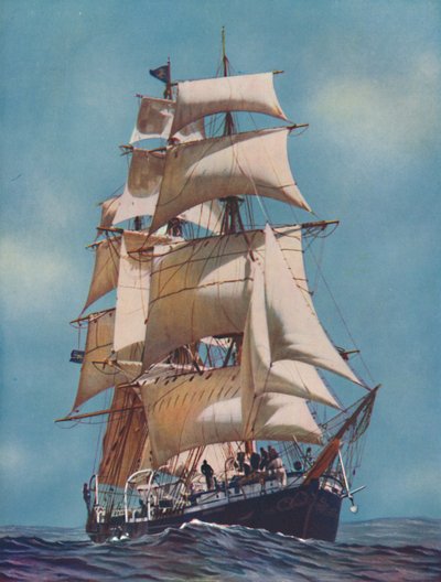 Una nave scuola per cinquantadue anni, il Joseph Conrad è ora registrato come yacht, 1937 da Unbekannt