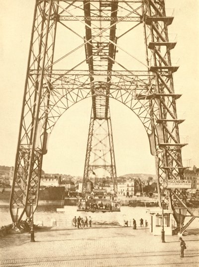 Un ponte trasportatore a Rouen, c1930 da Unbekannt