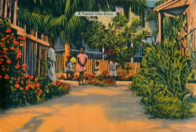Una scena tipica di un vicolo, c1940s da Unbekannt