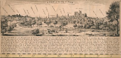 Veduta della città di York da Unbekannt