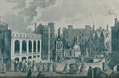 Veduta dei bagni del re e della regina e della Great Pump Room a Bath, 1907 da Unbekannt