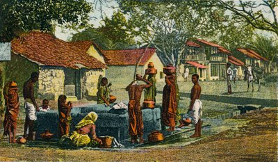 Un villaggio nella Presidenza di Bombay, 1906 da Unbekannt