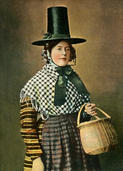 Un costume gallese, c1904 da Unbekannt