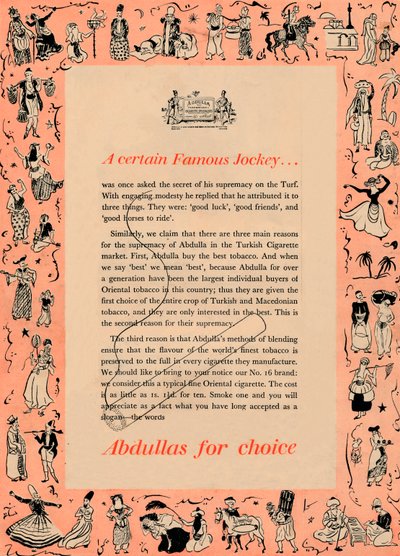 Un certo famoso fantino Abdullas per scelta, 1939 da Unbekannt