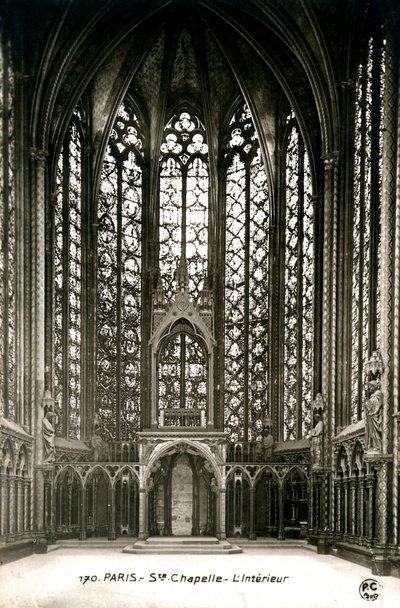 Interno di una cappella, Parigi, Francia, XX secolo da Unbekannt