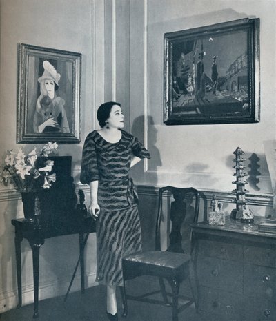 Un angolo nella casa di Lady Jowitt, 1934 da Unbekannt