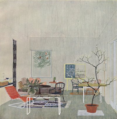 Un design per un Gartenraum di Georg Steinklammer di Vienna da Unbekannt