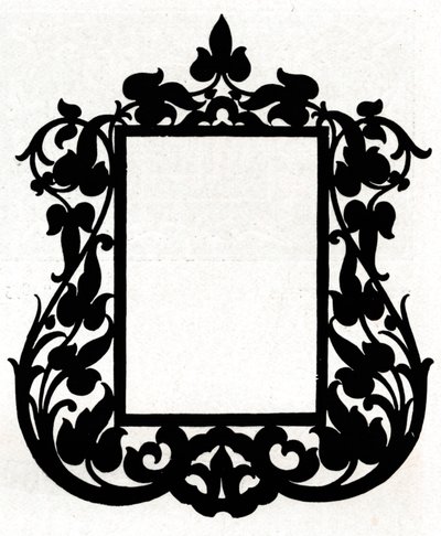 Un design per una cornice intitolato Estetico, 1898 da Unbekannt