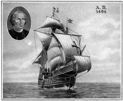 Un duplicato di una delle navi di Cristoforo Colombo, 1922 da Unbekannt