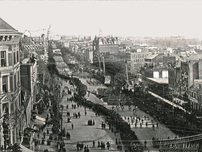 Un giorno di festa nella capitale americana, Washington DC, USA, 1895 da Unbekannt
