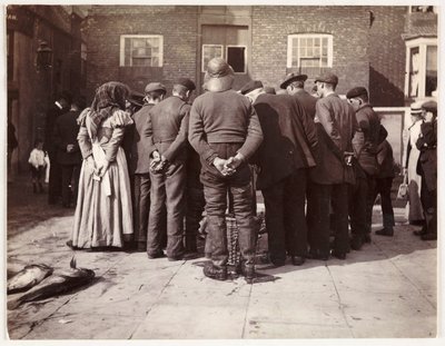 Asta del pesce, circa 1905 da Unbekannt