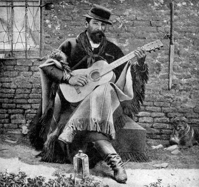 Un gaucho, Argentina, 1922 da Unbekannt