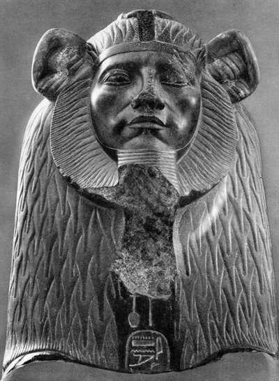 Sfinge di granito del re Amenemhat III, c1820 a.C. 1936 da Unbekannt