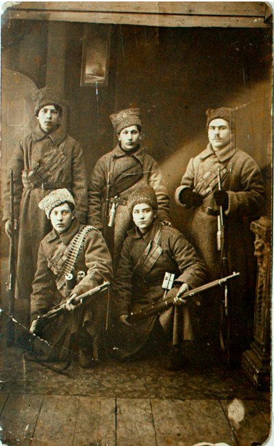 Un gruppo di soldati dell