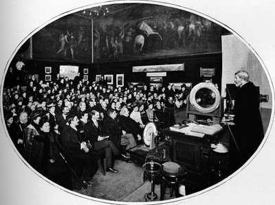 Una lezione alla Royal Society of Arts, Londra, c1903 da Unbekannt