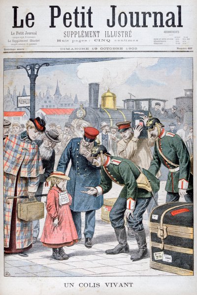 Un pacco vivente, Germania, 1902 da Unbekannt