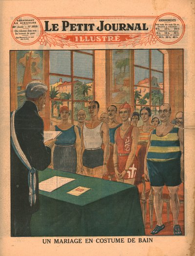 Un matrimonio in costume da bagno da Unbekannt