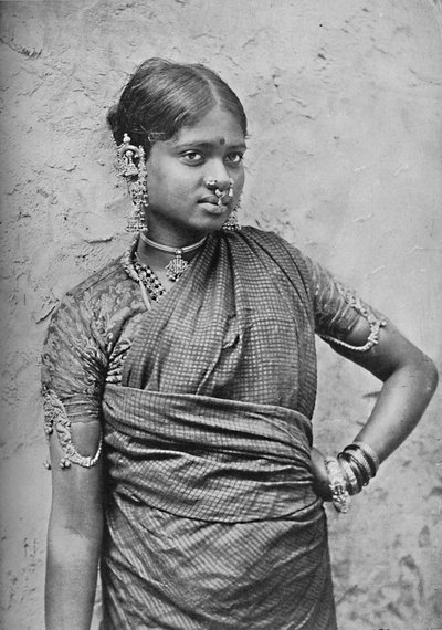 Una ballerina nautch, Presidenza di Madras da Unbekannt