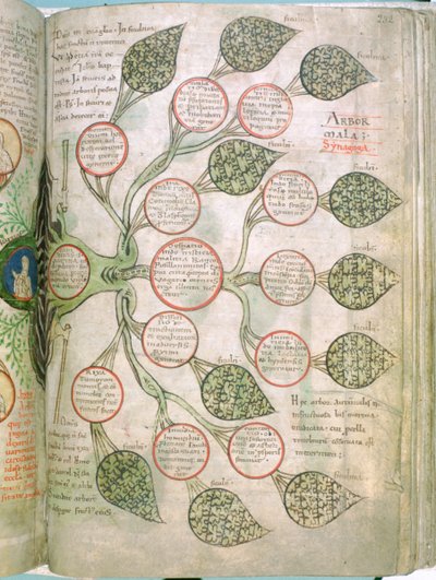 Una pagina dal Liber Floridus da Unbekannt