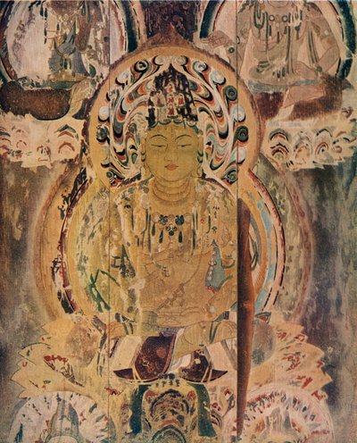 Dipinto sul pilastro centrale della Pagoda al Monastero Daigoji da Unbekannt