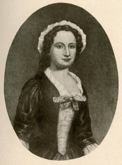 Ritratto di una giovane ragazza a Filadelfia, c1760 da Unbekannt