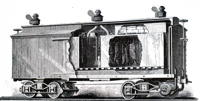 Un vagone ferroviario refrigerato da Unbekannt
