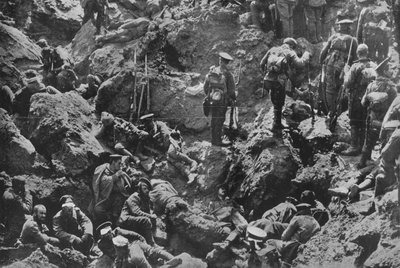 Una fotografia di guerra notevole, minata e catturata dai britannici da Unbekannt