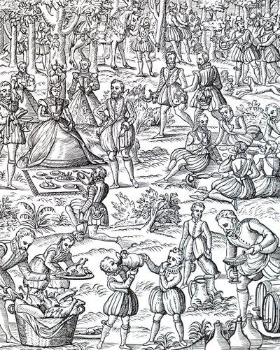 Un picnic reale da Unbekannt