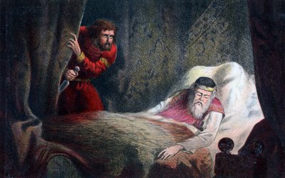 Una scena da Macbeth, XVII secolo da Unbekannt