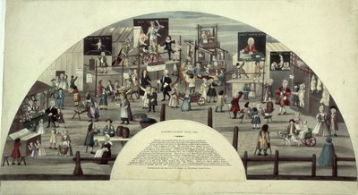 Una scena della Fiera di San Bartolomeo da Unbekannt